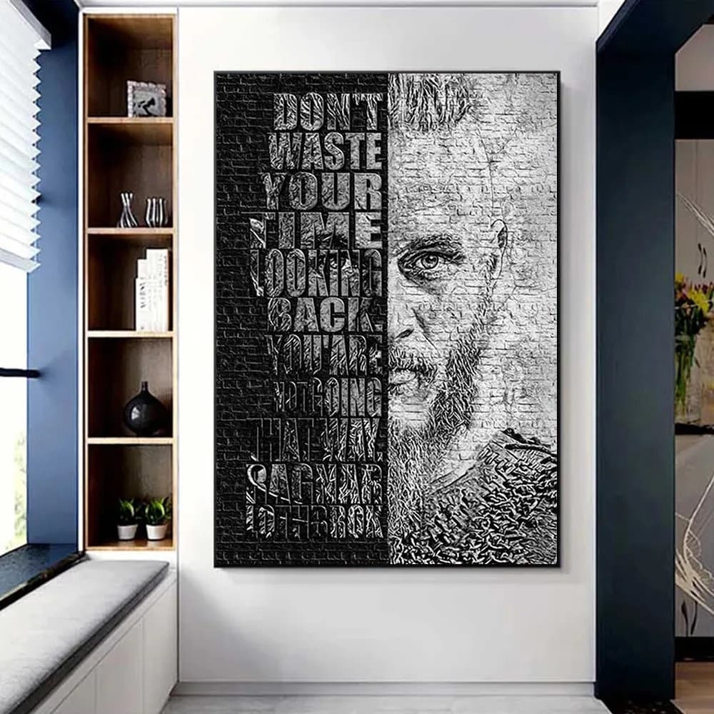 Bjorn Ironside / Ragnar Lothbrok / Vikings / Norway / Hand Drawn / Digital  Drawing / Wall Art / Picture / Print / Poster