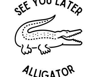 Alligator Png - Gator Png - See Ya Later Alligator Png - File Svg dell'alligatore