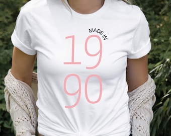 Made in 1990 Shirt, Made in the 90s Shirt, Born In 1990, 90s Shirt, 90s Kid Shirt, Born In The 90s, 90's Nostalgia Shirt