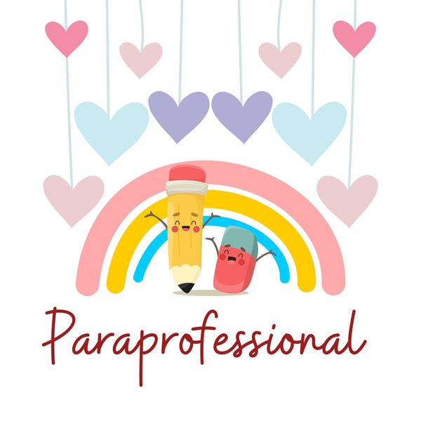 Paraprofessional Png - Paraprofessional Svg - Parapro Png - Paraprofessional Rainbow Png