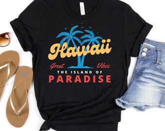 Custom Hawaiian Shirt, The Island of Paradise, Island Vibes, Family Vacation, Hawaii Friends Trip, Sunshine Shirt