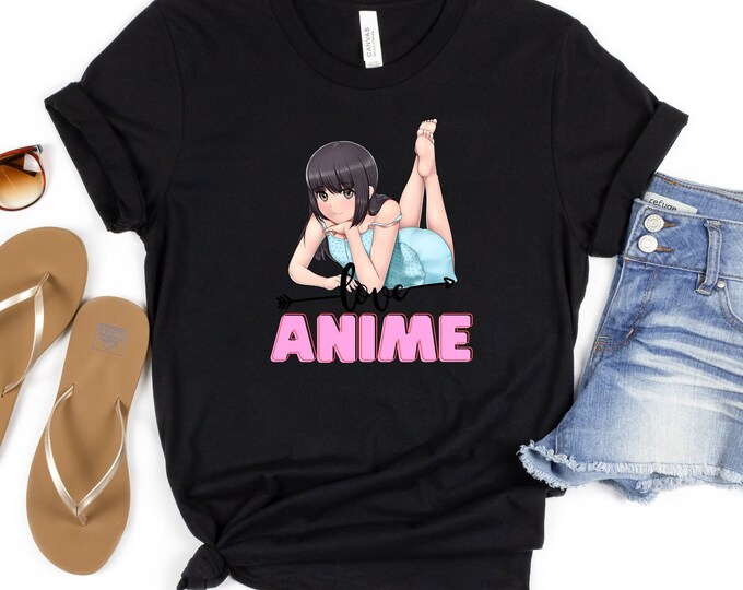 Anime Lover Shirt, Anime T-Shirt Gift, Anime Gift for Her, Graphic Anime Tee, Manga Shirt, Japanese Anime, Anime Birthday Gift Women