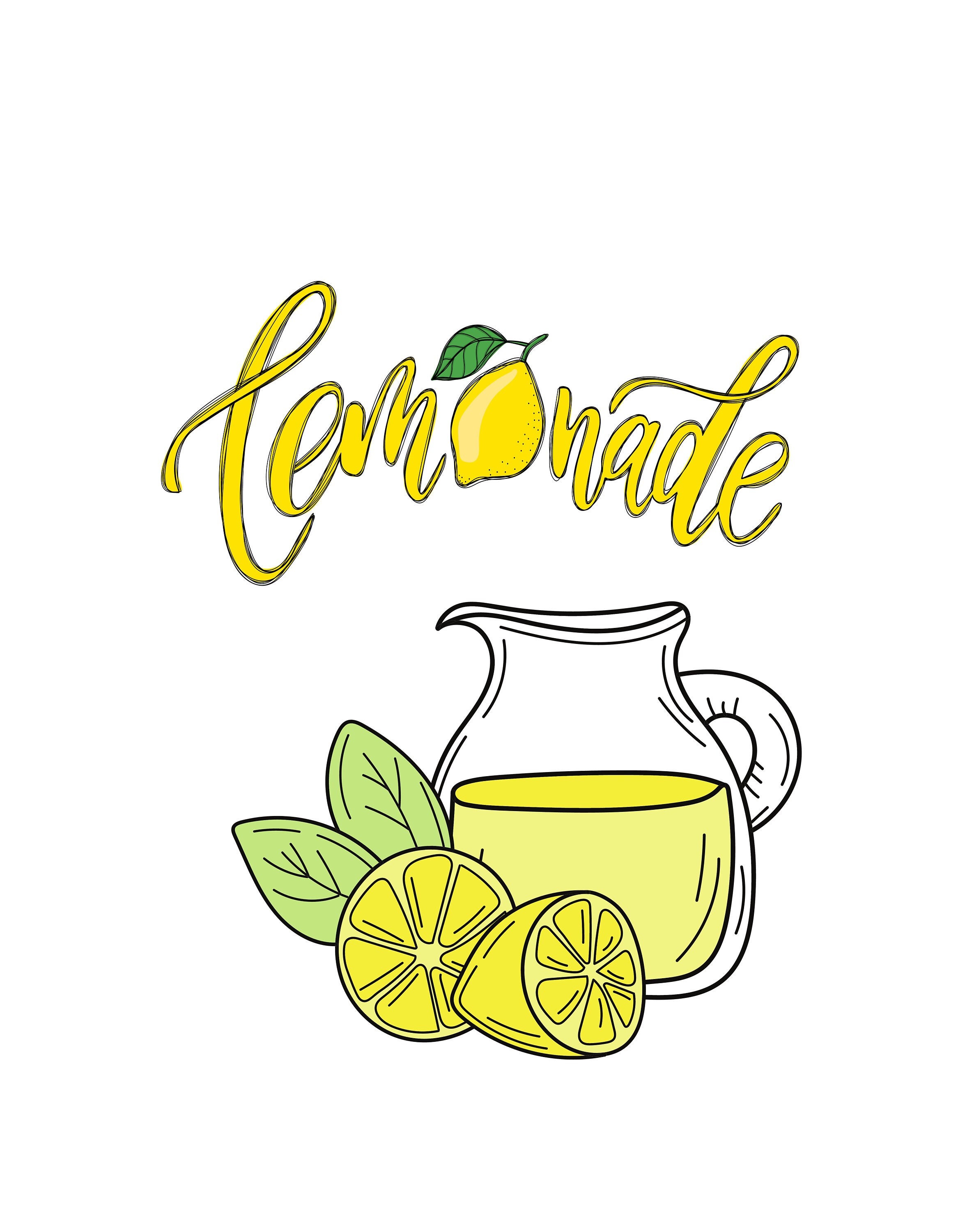 Lemonade Png - Lemonade Svg - Fresh Squeezed Lemonade Png - Flemonade svg fileresh Lemonade Svg