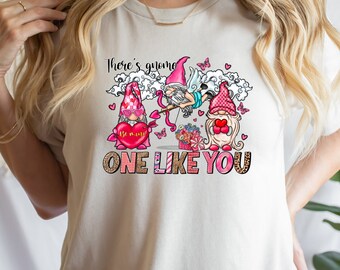 Gnome Valentine Day Shirt - Valentine Love Gnome Shirt - Valentines Gnome Shirt - Love Gnome - Cute Gnome Shirt