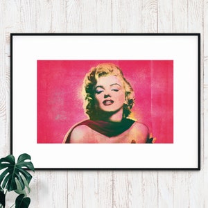 Pop Movie Star - Pop Art, Print, Poster, Wall Art, Prints, Pop, Movies, Sex Symbol, Pop Art, Print, Poster, Wall Art, Prints.