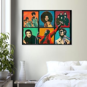 Museum Quality - Motown - Music Print, Music Poster, Pop Art, Wall Art, Poster Prints, Prints, Motown, Blues, Funk, Progressive Soul, Soul