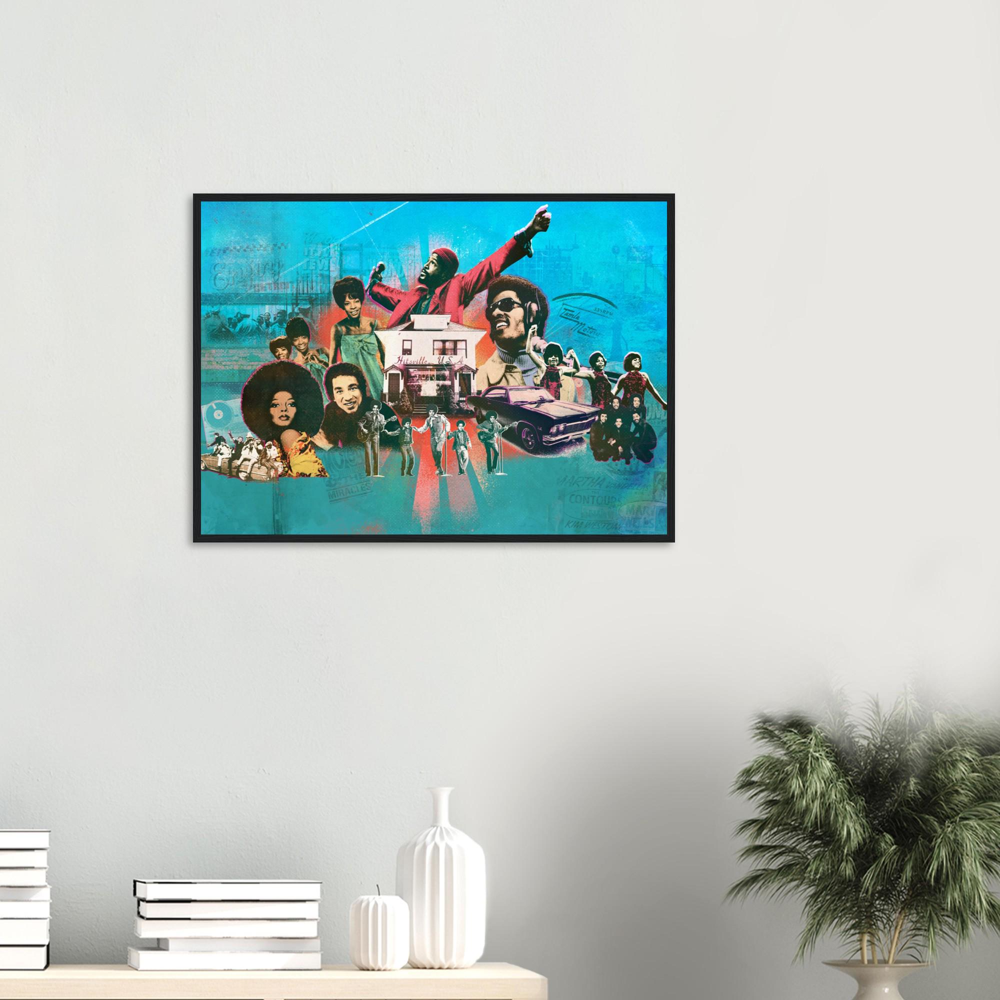 Motown Music Legends Pop Art Print: Hitsville USA - Etsy