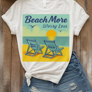 Beach Vibes Unisex T-Shirt, Perfect for Summer, Relaxation, Vacation Wear, Gift for Beach Lovers, Casual Everyday Tee