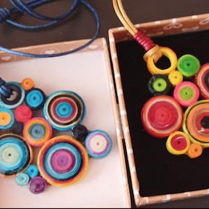 Pendants and earrings