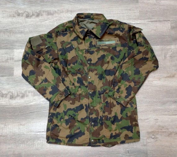 Fabric Swiss Military Taz 90 Camouflage CAMO HQ Swiss TAZ 90
