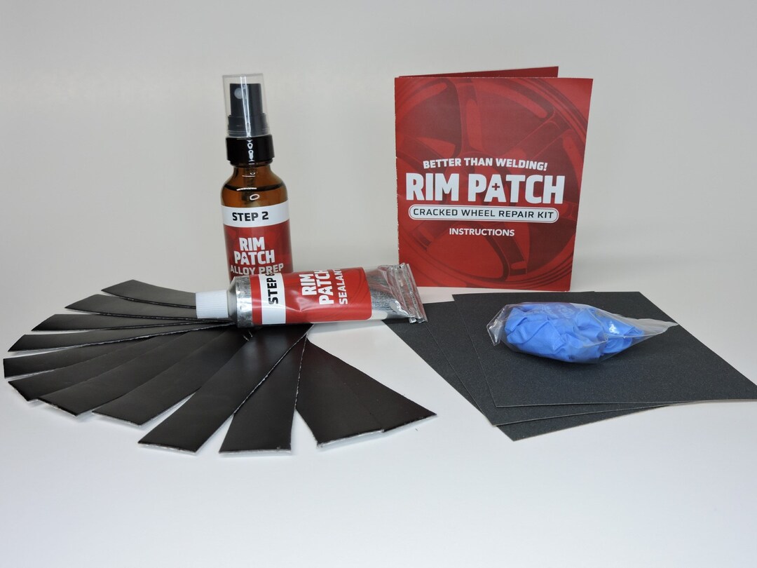 Cracked Wheel Repair Kit: Rim Patch Master Kit 12 Repairs