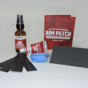 Cracked Rim / Wheel Repair Kit (Better than Welding) 4 Patch Kit