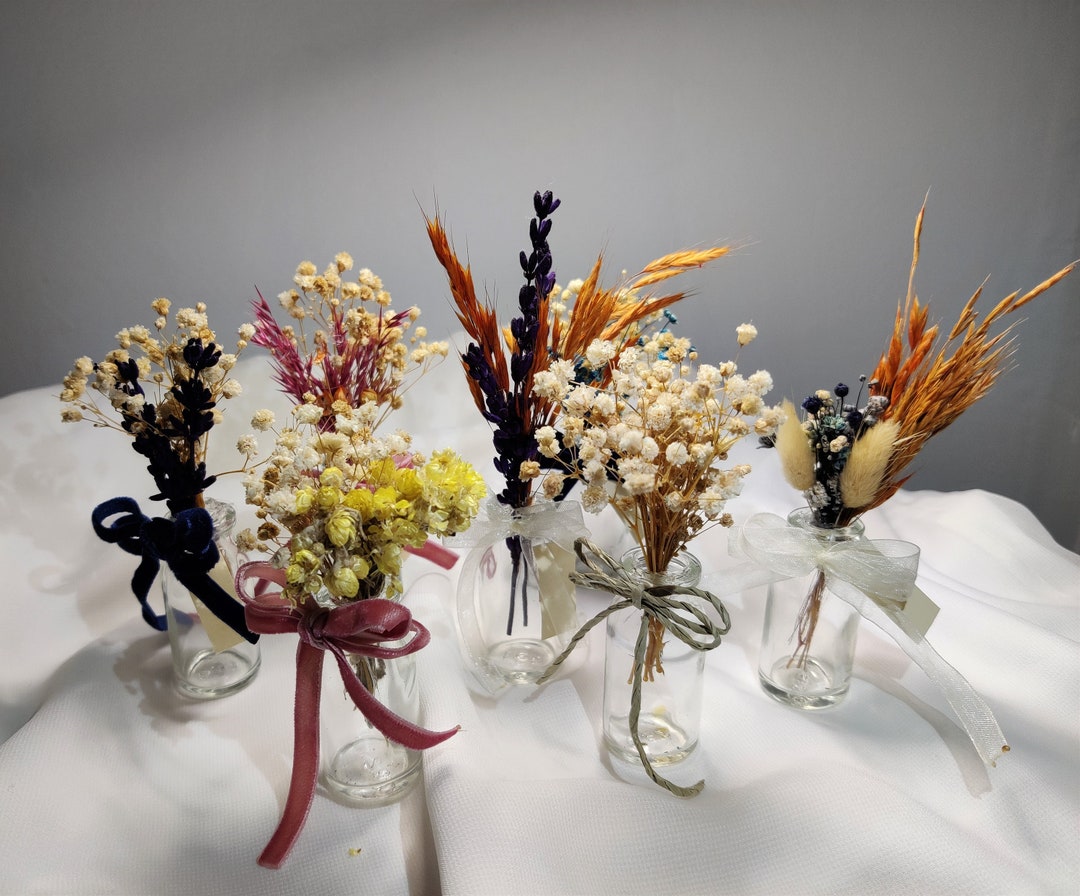 Mini Glass Vases Wedding Favors for Guests Personalized Etsy