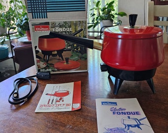 Mid-Century Fondue Pot