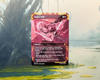 Jeska's Will - Full Art Custom Card - Etsy
