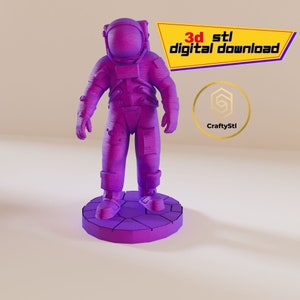 3D Stl Datei druckbare Spielzeug Astronaut Skulptur Gedruckt STL Modell Cosplay Geschenk für Kinder Spielzeug Astronaut 3D druckbare Datei für Geschenk