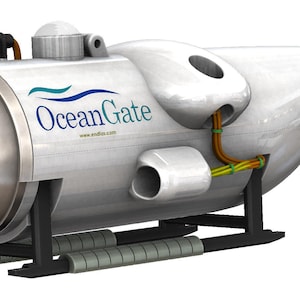 Deep Sea Submersible Missing Titanic Deep Sea 3D Model Printable