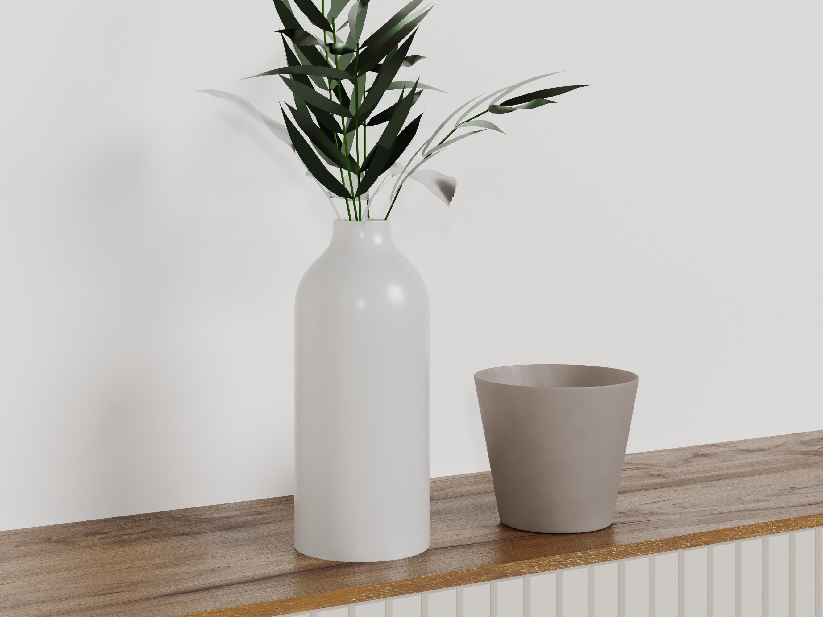 2 Pieces Vase STL Files for 3D Printing Modern Vase 3D Print Etsy