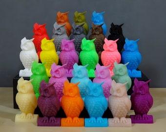 Eule 3D STL Druckbare Perfekte Detaillierte Druckbare 3D STL Eule Vogel Cosplay Büro Schreibtisch Spielzeug