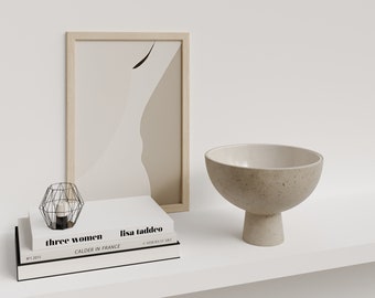 3D Obstschalen-STL-Dateien: Moderne dekorative Platte (Digitale Dateien)
