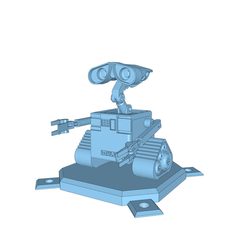 Walle Robot 3d STL Printable Wall E Joined Toys Pieces 3D Model STL File Robot Toys Etsy