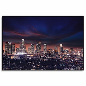 Los Angeles Print, Downtown Los Angeles Skyline, Los Angeles Wall Art, California Photo, Art Prints for Home Decor