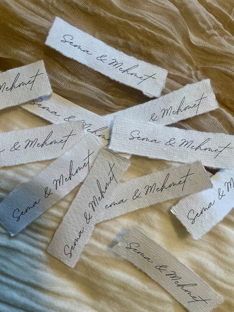 40x Etiketten Personalisierte Etiketten Handgefertigte Etiketten Etiketten Hochzeit Bild 2