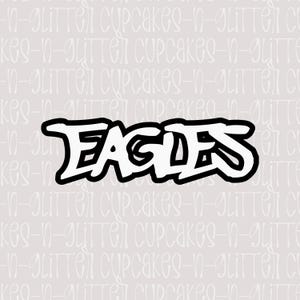 Graffiti Retro Team Mascot Png Eagles Sublimation Design Download  Eagles Mascot Png Go Eagles Png Digital Design Download