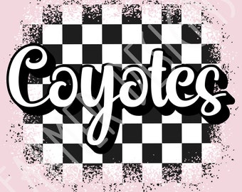 Team Mascot Png Coyotes Sublimation Design Download  Coyotes Mascot Png Go Coyotes Png Digital Design Download