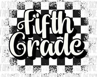 Fifth Grade Checkered png, Retro Teacher Png Design, Teacher You Are Png, Back To School Png Design, First Day Of School Png Sublimation