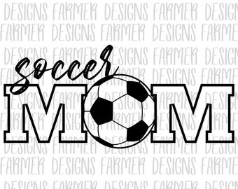 Soccer Mom Svg, Soccer Mama Png, Soccer Shirt Svg, Soccer Mom Life Svg, Sports Mama Cut File Cricut, Digital Design, Sublimation