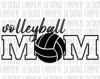 Volleyball Mom Svg, Volleyball Mama Png, Volleyball Shirt Svg, Volleyball Mom Life Svg, Sports Mama Cut File Cricut, Digital Design