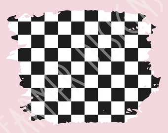 Checkered Sublimation Background Black and White PNG Sublimation Designs Transparent Background Clipart