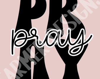 Be PNG digital design för nedladdning, Amen png, Jesus png, kristen png, be png, handskriven png, enfärgad png, retro png