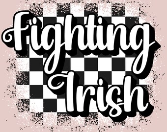 Mascota del equipo PNG Fighting Irish Diseño de sublimación Descargar Mascota Fighting Irish PNG Go Fighting Irish PNG Diseño digital Descargar