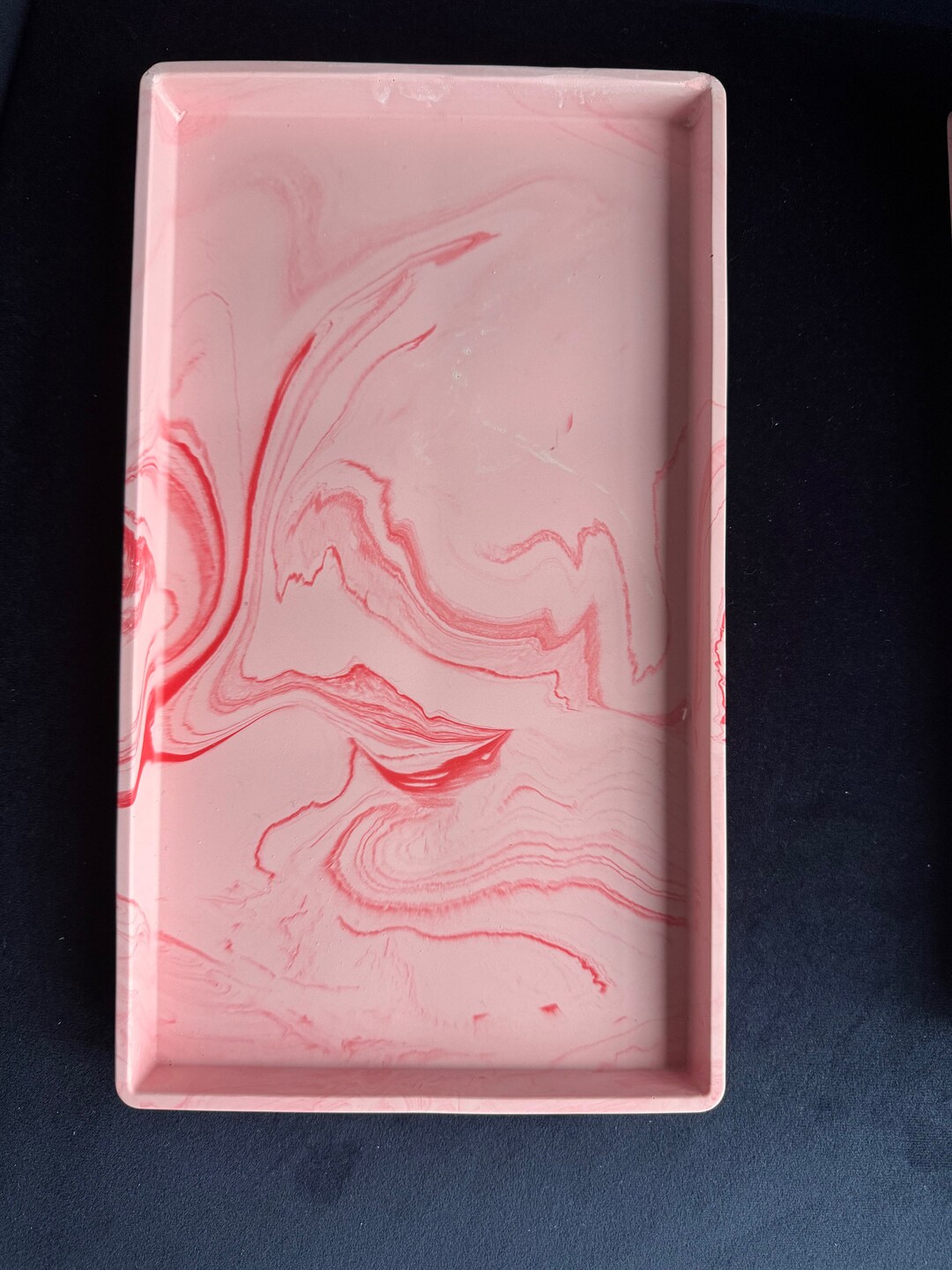 Rectangle Jesmonite Tray, Concrete Rectangle Tray, Gifts for Home