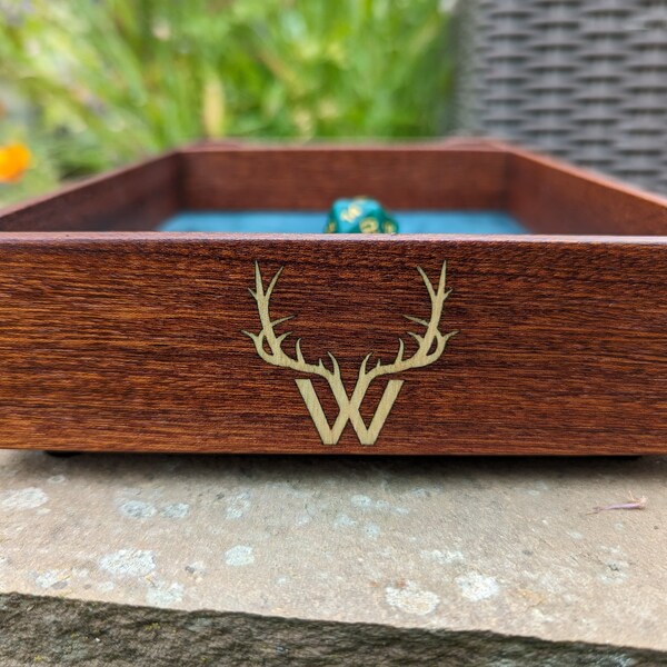 Wooden Dice Tray | DnD, Pathfinder, Dnd dice tray, Dnd gifts