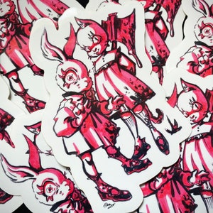 Red Handed Sticker