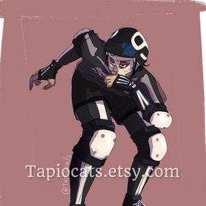 The Locked Tomb - Ninth House Roller Derby (Harrow) print