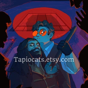 WWDITS - The Night Market - What We Do In The Shadows print