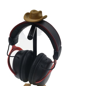 Cowboy hat Attachment for Headset, Gaming and Streaming Headset Accessories, cosplay, Streaming Prop, gaming streamer gift