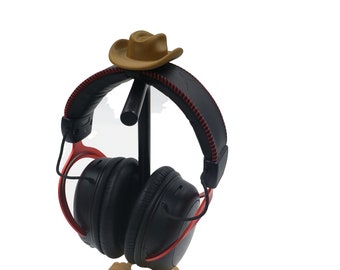 Cowboy hat Attachment for Headset, Gaming and Streaming Headset Accessories, cosplay, Streaming Prop, gaming streamer gift