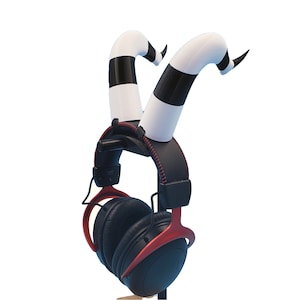 HelluvaBoss Horns Attachment for Headset, Gaming and Streaming Headset Accessories, cosplay, gaming streamer gift, bull horns, demon horns