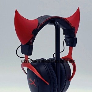 spike devil Horn Attachment for Headset, Gaming and Streaming Headset Accessories, cosplay, Streaming Prop, gaming streamer gift