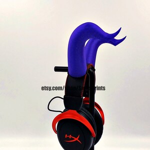 Cartoon Devil Horns Attachment for Headset, Gaming and Streaming Headset Accessories, cosplay, gaming streamer gift, bull horns, demon horns image 2