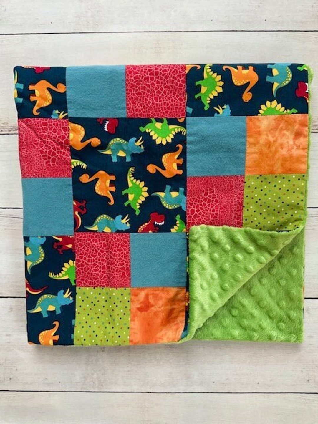 Baby Blanket Childrens Quilt Soft Fabric Crib Blanket Etsy