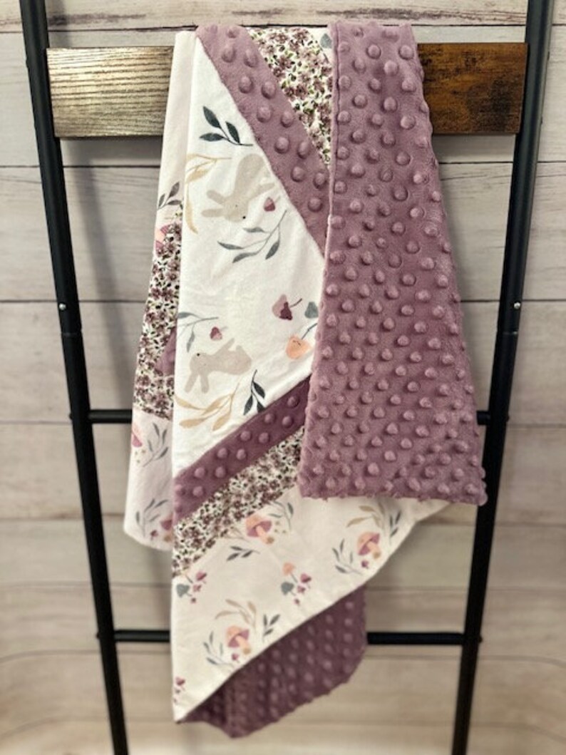 Baby Blanket, Childrens Quilt, Soft Fabric, Crib Blanket, Baby Shower