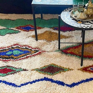 Moroccan rug, Custom rug, Beni ourain rug, custom wool moroccan rug, Berber carpet, Genuine Wool rug, Handmade Beni ourain rug, Area rug