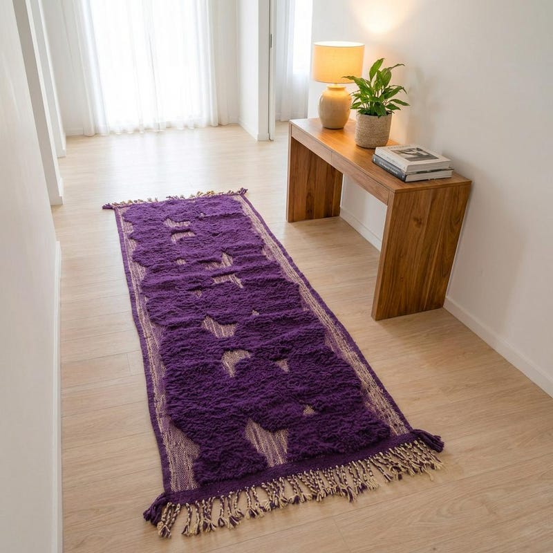 Purple Hallway Rugs - Etsy Canada