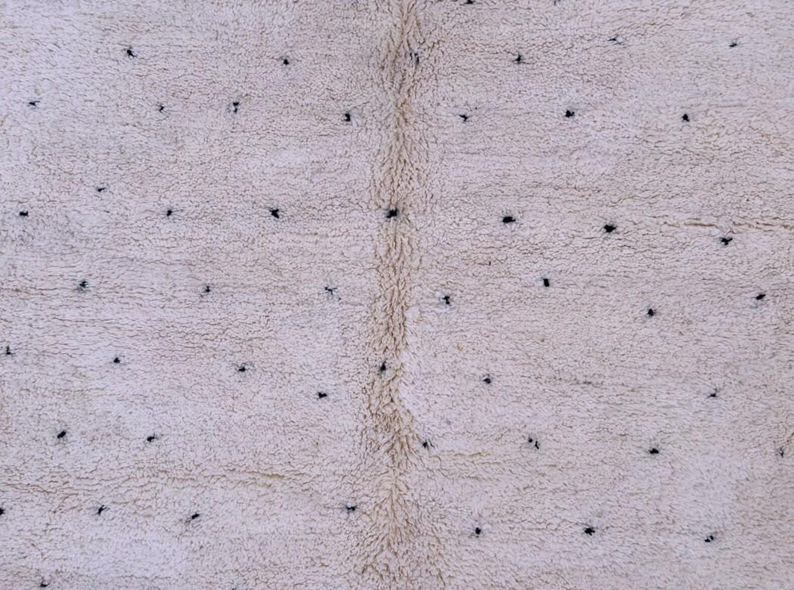 70% OFF** Moroccan Dots Rug, Custom Polka Dot Rug, Black and White ...